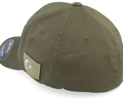 Türkiye Army Skull Olive Wooly Combed Flexfit - Army Head