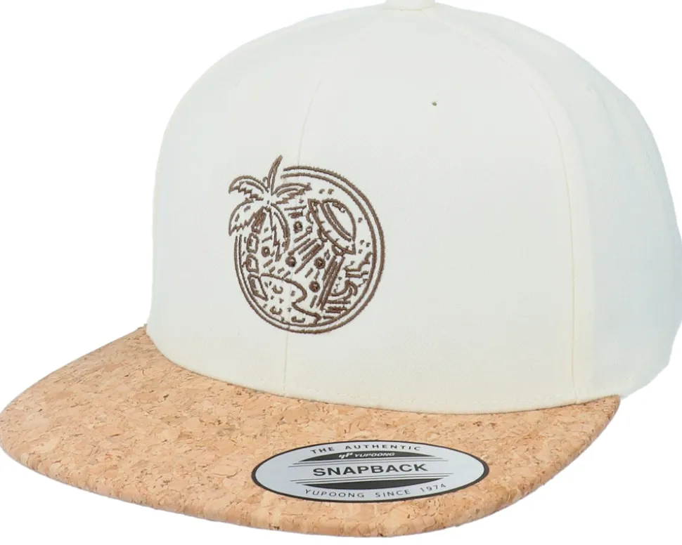 Tropical Alien Invasion Natural/Cork Snapback - Iconic