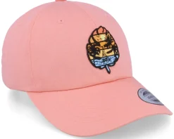 Tropical Leaf Summer Sunset Pink Dad Cap - Iconic