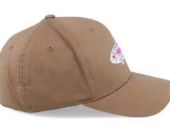 Trout Applique Patch Brown Flexfit - Skillfish