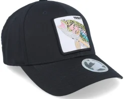 Trout Pro Fishing Wooly Combed Black Flexfit - Skillfish