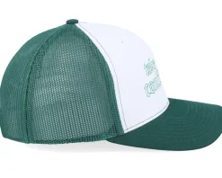 Tube Girl Confidence White/Dark Green Trucker - Delulu