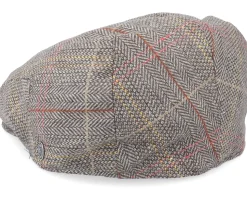 Tweed Khaki Flat Cap - Jaxon & James