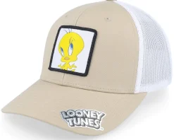 Tweety Beige/White Trucker - Looney Tunes