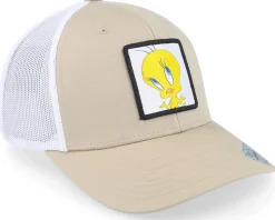 Tweety Beige/White Trucker - Looney Tunes