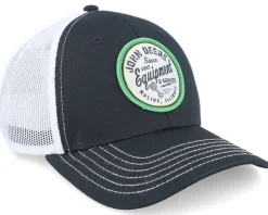 Twill & Sport Mesh White/Black Trucker - John Deere