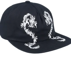 Twin Dragon Black Snapback - HUF