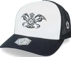 Twin S Retro White/Black/White Trucker - Critiql Hit