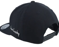 Two Faced Black W Patch Snapback - Black Clover