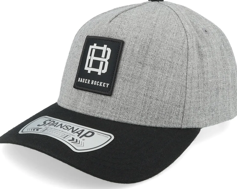 Twotone Hat Sr Black/Grey A-Frame Adjustable - Bauer