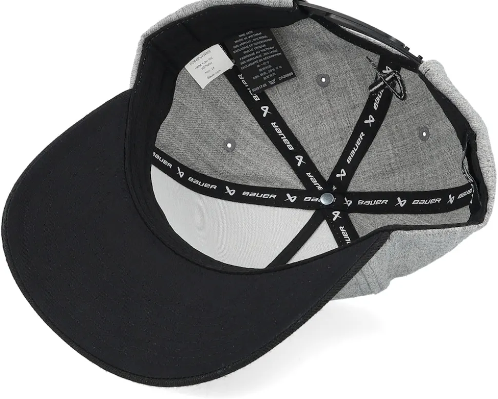 Twotone Hat Sr Black/Grey A-Frame Adjustable - Bauer