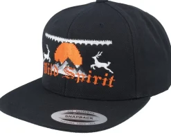 Ugly Christmas Logo Black Snapback - Ho-Ho-Hats