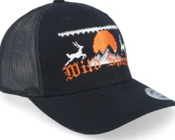 Ugly Christmas Logo Black Trucker - Ho-Ho-Hats