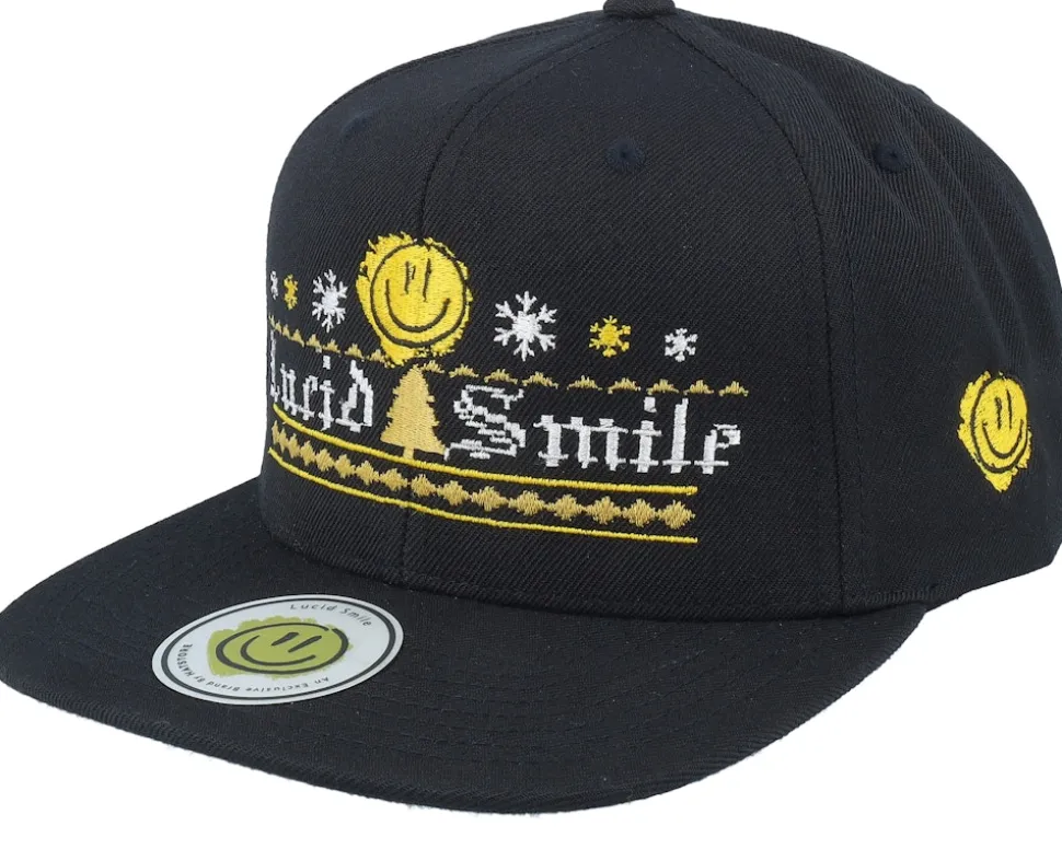 Ugly Christmas Logo Black Snapback - Ho-Ho-Hats