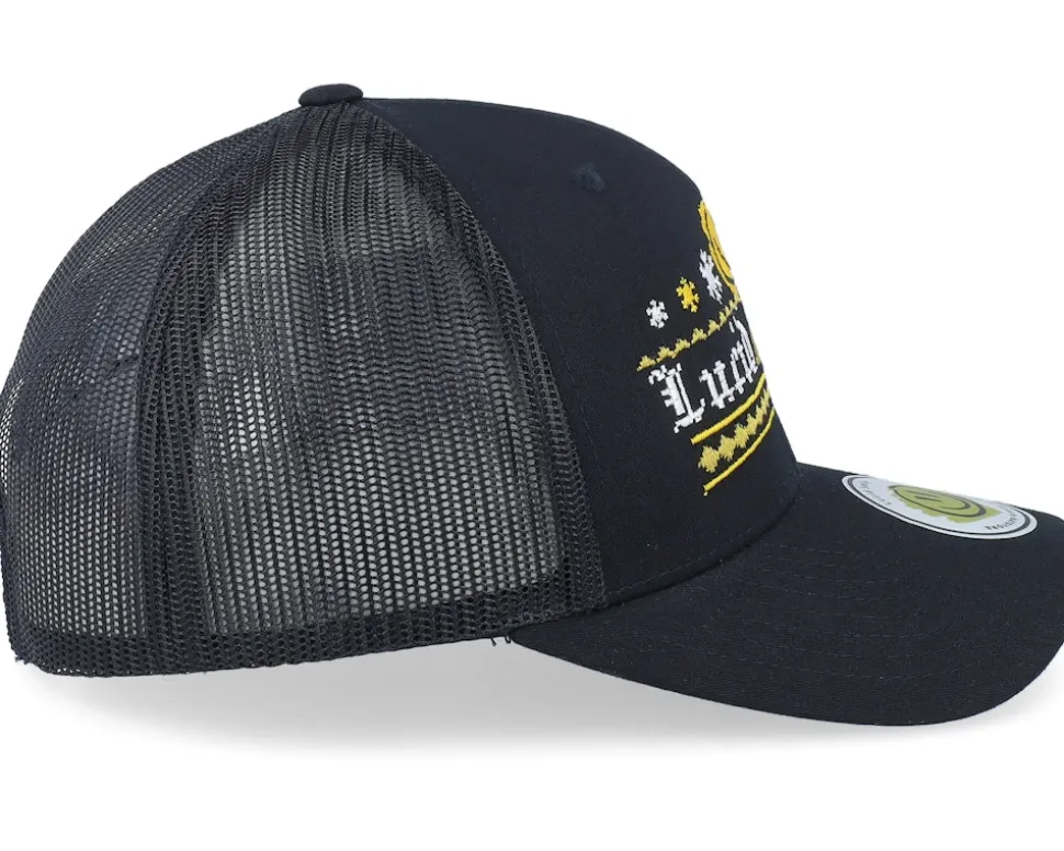 Ugly Christmas Logo Black Trucker - Ho-Ho-Hats