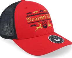 Ugly Christmas Logo Red/Black Trucker - Ho-Ho-Hats