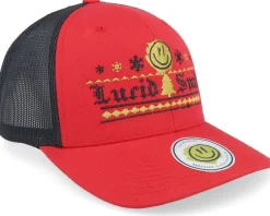 Ugly Christmas Logo Red/Black Trucker - Ho-Ho-Hats