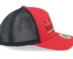Ugly Christmas Logo Red/Black Trucker - Ho-Ho-Hats
