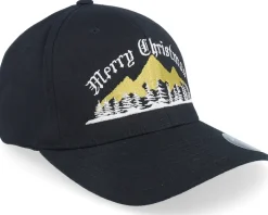 Ugly Merry Christmas Mountain Black Flexfit - Ho-Ho-Hats