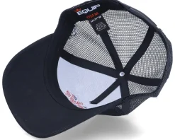 UK Ripped Flag Patch Tea Black Trucker - Iconic