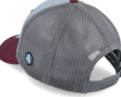 Undead Box Patch Heather Grey/Maroon Trucker - Critiql Hit