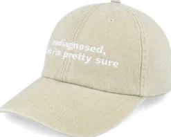 Undiagnosed But Pretty Sure Khaki Dad Cap - Iconic