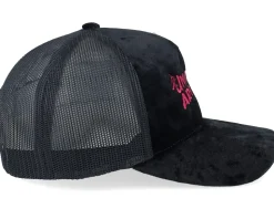 Unicorns Are Real Velvet Black/Black A-frame Trucker - Unicorns