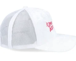 Unicorns Are Real Velvet White/White A-frame Trucker - Unicorns