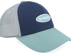 Union Mesh Cap Indigo A-Frame Trucker - Element