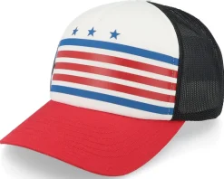 Unity Hat White/Black/Red Trucker - Fox