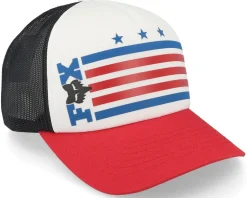 Unity Hat White/Black/Red Trucker - Fox