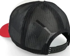 Unity Hat White/Black/Red Trucker - Fox