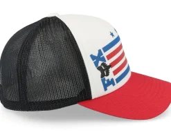 Unity Hat White/Black/Red Trucker - Fox