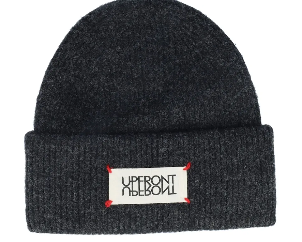 Unravel Classic Beanie Jet Black Cuff - Upfront