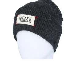 Unravel Classic Beanie Jet Black Cuff - Upfront