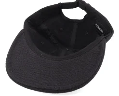 Unstructured Canvas Black Strapback - Stiksen