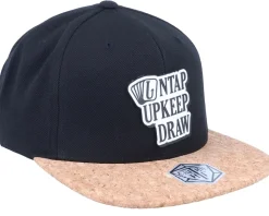 Untap Upkeep Pvc Patch Black/Cork Snapback - Critiql Hit