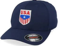 USA Badge Navy Flexfit - Iconic