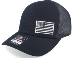 Usa Black/White Trucker - Army Head