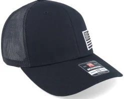 Usa Black/White Trucker - Army Head