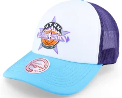 Utah Jazz Party Time White Trucker - Mitchell & Ness