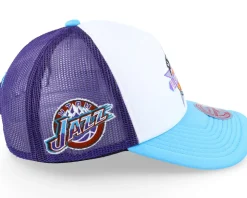 Utah Jazz Party Time White Trucker - Mitchell & Ness