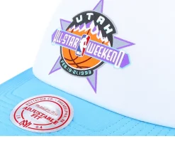 Utah Jazz Party Time White Trucker - Mitchell & Ness