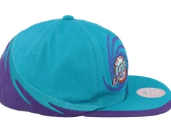 Utah Jazz Spiral Deadstock Teal Snapback - Mitchell & Ness