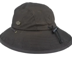 Utrecht Wax Cotton Brown Southwest Hat - MJM Hats