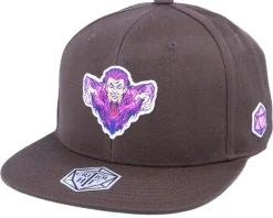 Vampire Overtake Patch Brown Snapback - Critiql Hit