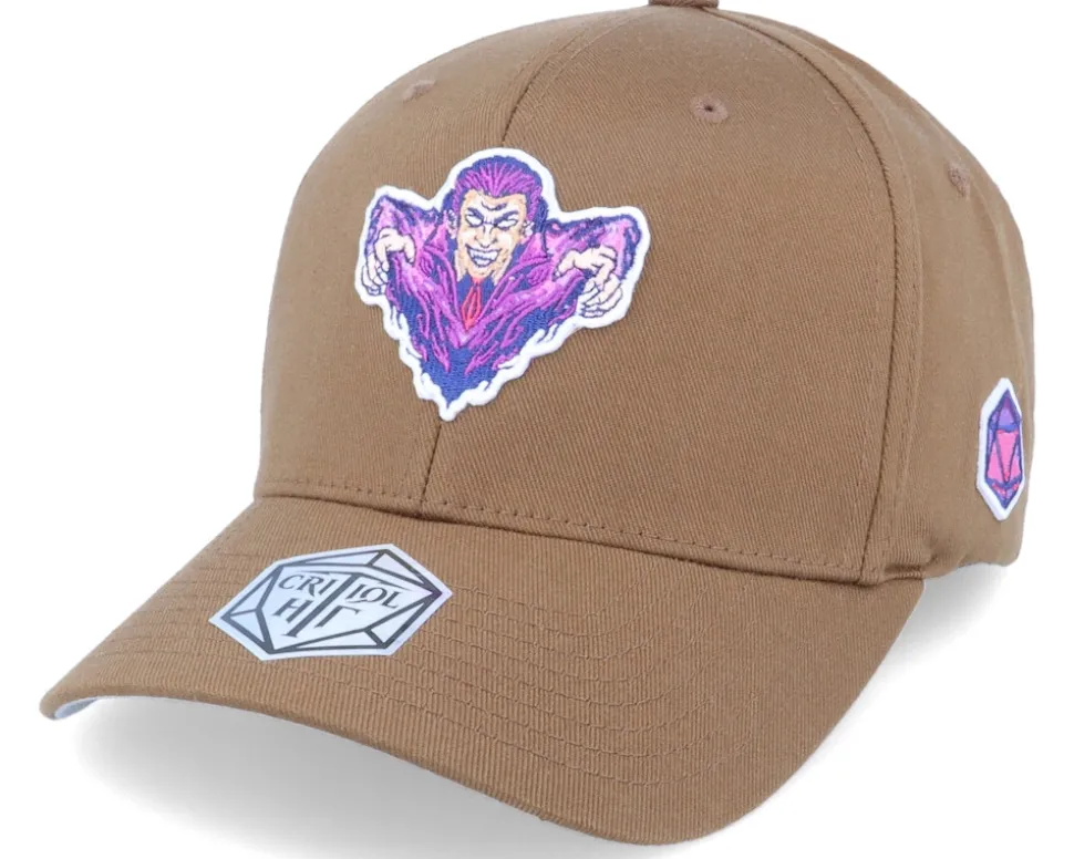 Vampire Overtake Patch Coyote Brown Flexfit - Critiql Hit