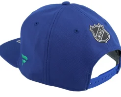 Vancouver Canucks Authentic Pro Prime Blue Cobalt Snapback - Fanatics