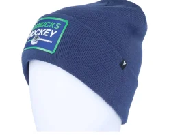 Vancouver Canucks Authentic Pro Prime Beanie Blue Cobalt Cuff - Fanatics