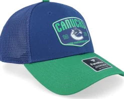 Vancouver Canucks Meshback Blue/Kelly Green Trucker - Fanatics